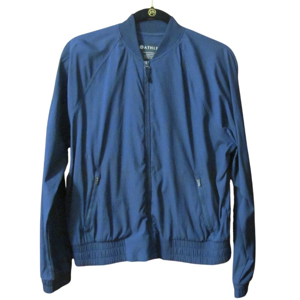 Athleta Amalfi UPF Bomber Jacket Navy Blue - Size S